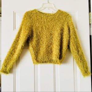 Fuzzy Fringe Sweater